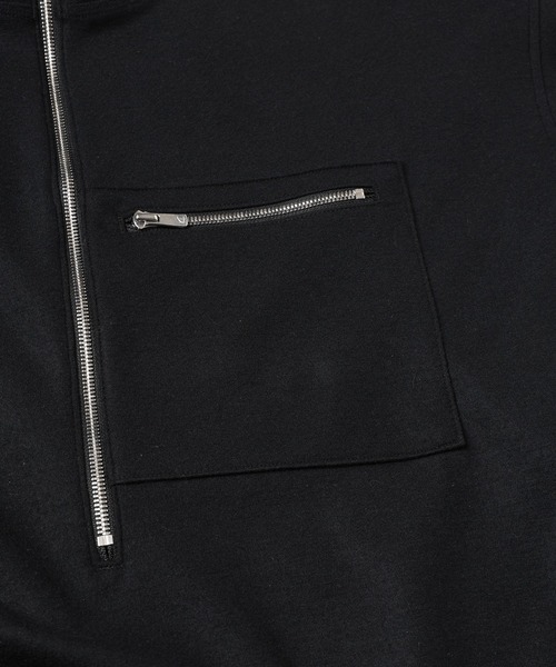JIEDA(ジエダ)の「WOOL HALF ZIP(ブルゾン・メンズ・ブラック/グレー・2/1)」の15枚目の写真