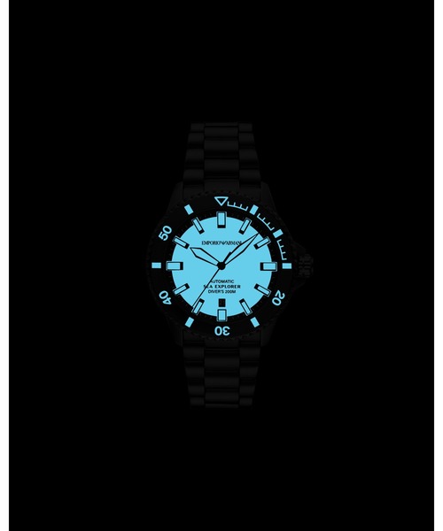 EMPORIO ARMANI（エンポリオアルマーニ）の「【エンポリオ アルマーニ】ステンレススチールベルトウォッチ(バタフライ)SEA EXPLORER_AR60084（アナログ腕時計・メンズ・その他1・FREE）」の2枚目の写真
