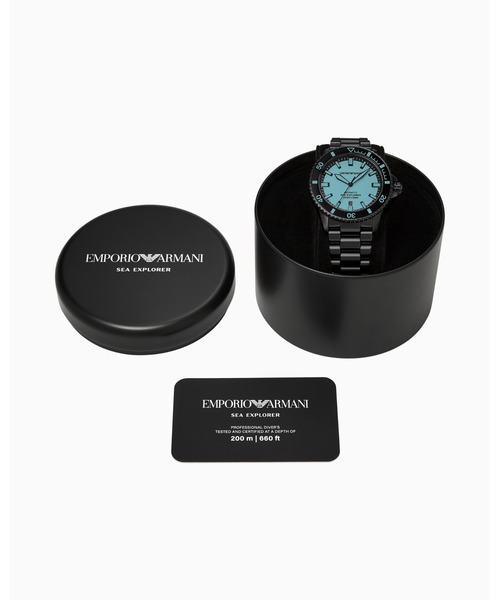 EMPORIO ARMANI（エンポリオアルマーニ）の「【エンポリオ アルマーニ】ステンレススチールベルトウォッチ(バタフライ)SEA EXPLORER_AR60084（アナログ腕時計・メンズ・その他1・FREE）」の3枚目の写真