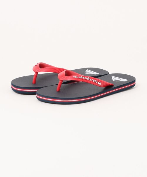 Quiksilver(クイックシルバー)の「MOLOKAI CORE/クイックシルバーロゴビーサン(ビーチサンダル)(サンダル・メンズ・ブラック系その他2/ブラック系その他/ブラック/インディゴブルー/ホワイト/ネイビー/ブラック系その他3・28cm/26cm/27cm/25cm)」の6枚目の写真