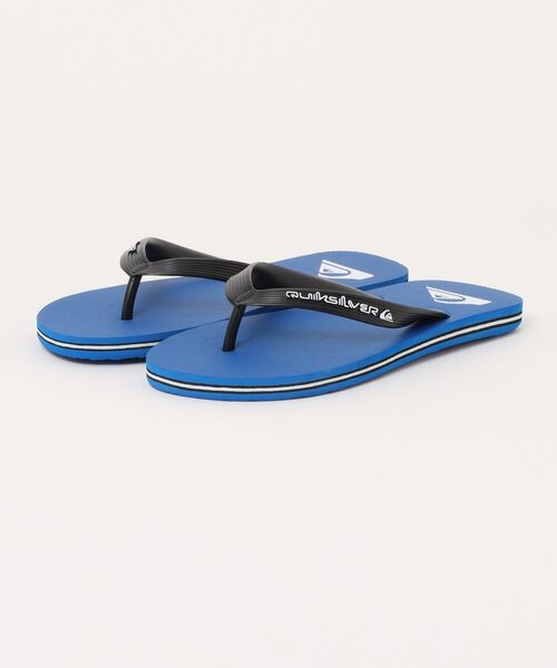 Quiksilver(クイックシルバー)の「MOLOKAI CORE/クイックシルバーロゴビーサン(ビーチサンダル)(サンダル・メンズ・ブラック系その他2/ブラック系その他/ブラック/インディゴブルー/ホワイト/ネイビー/ブラック系その他3・28cm/26cm/27cm/25cm)」の5枚目の写真