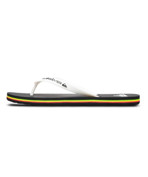 Quiksilver(クイックシルバー)の「MOLOKAI CORE/クイックシルバーロゴビーサン(ビーチサンダル)(サンダル・メンズ・ブラック系その他2/ブラック系その他/ブラック/インディゴブルー/ホワイト/ネイビー/ブラック系その他3・28cm/26cm/27cm/25cm)」の9枚目の写真