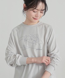 絵画プリントラグランロンT