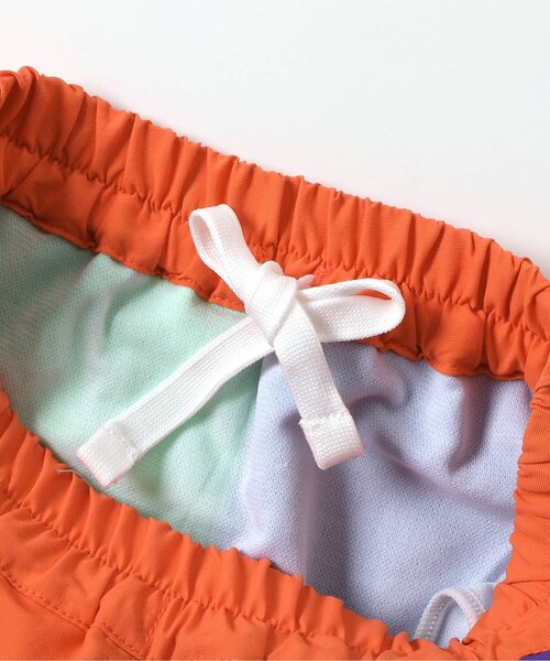 セール】【UVカット水着/ジュニア対応】カラフルパイピングビーチ