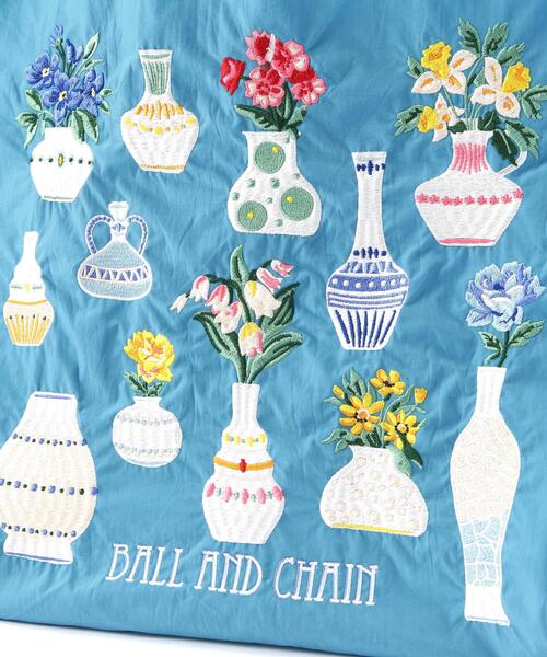 Ball&Chain(ボールアンドチェーン)の「Ball&Chain(ボールアンドチェーン) F.Vase/Mサイズ(エコバッグ/サブバッグ・レディース・その他13/ベージュ・F)」の6枚目の写真