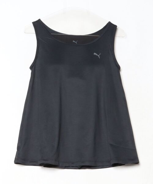 PUMA（プーマ）の「プーマ PUMA STUDIO ブラカップツキタンク_（タンクトップ・レディース・ブラック/オフホワイト・M/L）」の2枚目の写真