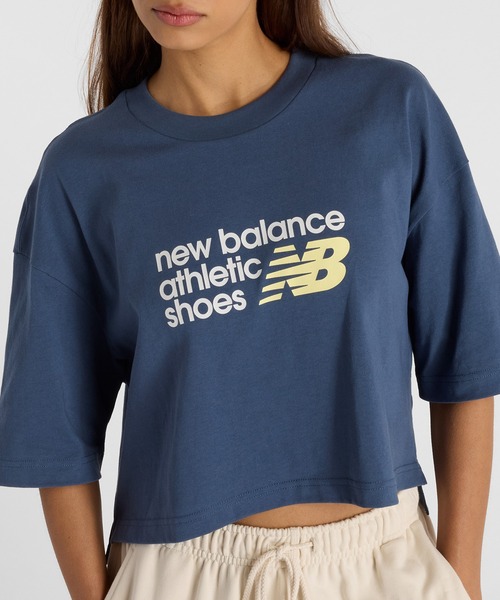 セール】Athletics ノプレミアムチェストロゴ クロップショート