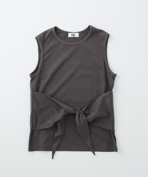 M TO R(ムウトアール)の「2WAY TWIST TANK TOP(タンクトップ・レディース・ホワイト/チャコールグレー/ワイン・38/40)」の14枚目の写真