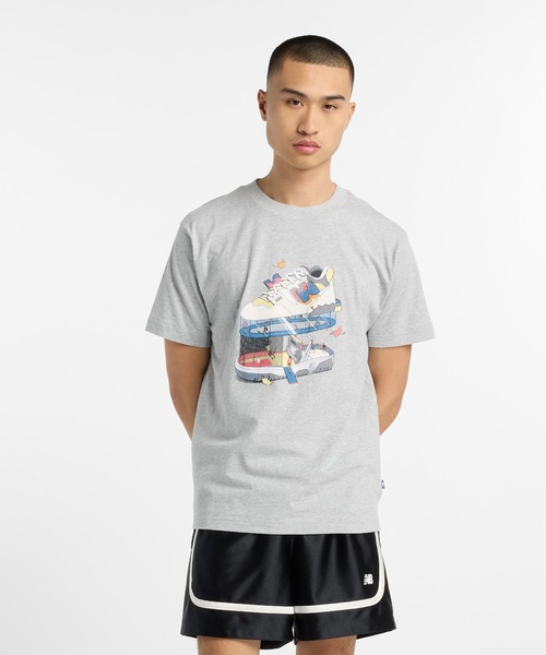 NEW BALANCE(ニューバランス)の「Fitness Center ショートスリーブTシャツ(Tシャツ/カットソー・メンズ・ブラック/ブルー/パープル/ライトグレー・LARGE/MEDIUM/SMALL/XX-LARGE/X-LARGE)」の3枚目の写真