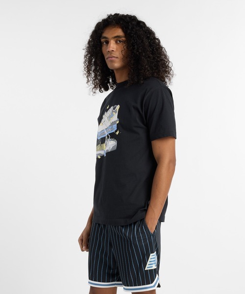 NEW BALANCE(ニューバランス)の「Fitness Center ショートスリーブTシャツ(Tシャツ/カットソー・メンズ・ブラック/ブルー/パープル/ライトグレー・LARGE/MEDIUM/SMALL/XX-LARGE/X-LARGE)」の5枚目の写真