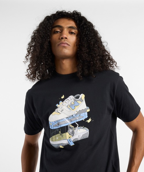 NEW BALANCE(ニューバランス)の「Fitness Center ショートスリーブTシャツ(Tシャツ/カットソー・メンズ・ブラック/ブルー/パープル/ライトグレー・LARGE/MEDIUM/SMALL/XX-LARGE/X-LARGE)」の11枚目の写真