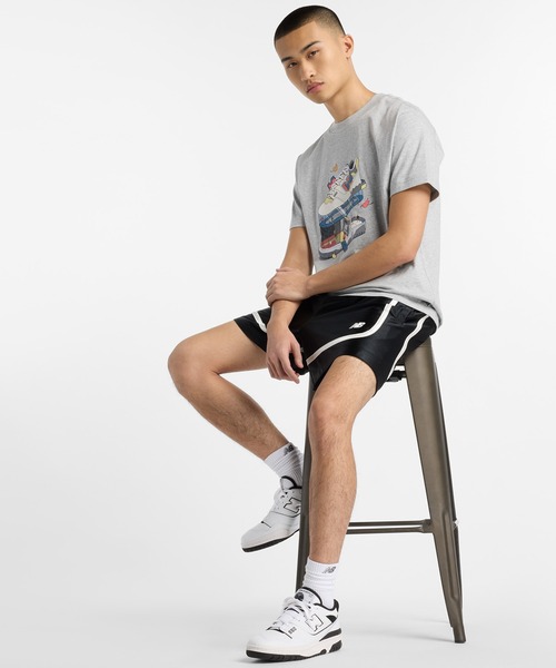 NEW BALANCE(ニューバランス)の「Fitness Center ショートスリーブTシャツ(Tシャツ/カットソー・メンズ・ブラック/ブルー/パープル/ライトグレー・LARGE/MEDIUM/SMALL/XX-LARGE/X-LARGE)」の19枚目の写真