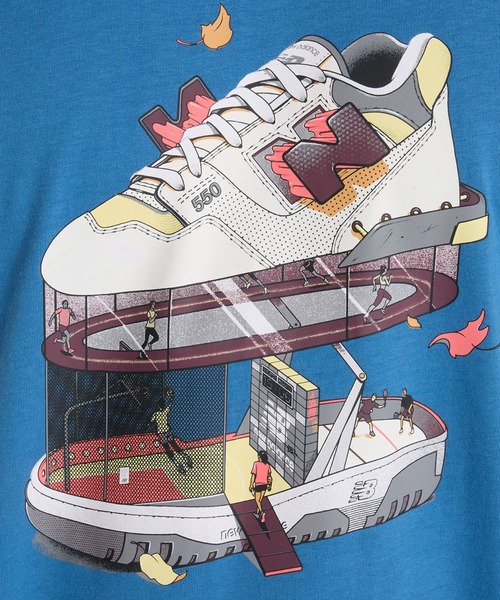 NEW BALANCE(ニューバランス)の「Fitness Center ショートスリーブTシャツ(Tシャツ/カットソー・メンズ・ブラック/ブルー/パープル/ライトグレー・LARGE/MEDIUM/SMALL/XX-LARGE/X-LARGE)」の22枚目の写真