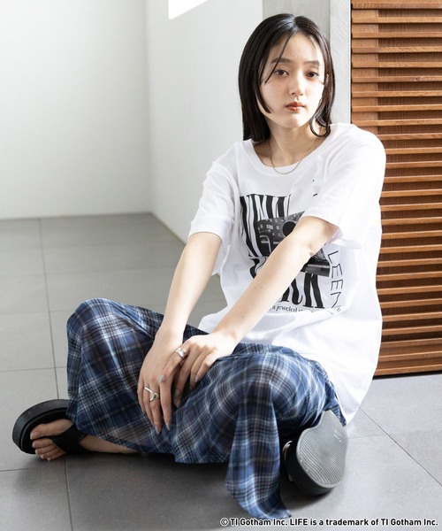 LIFE（ライフ）の「GOOD ROCK SPEED/LIFEフォトTシャツ（Tシャツ/カットソー・レディース・オフホワイト/その他4/ホワイト・FREE）」の10枚目の写真