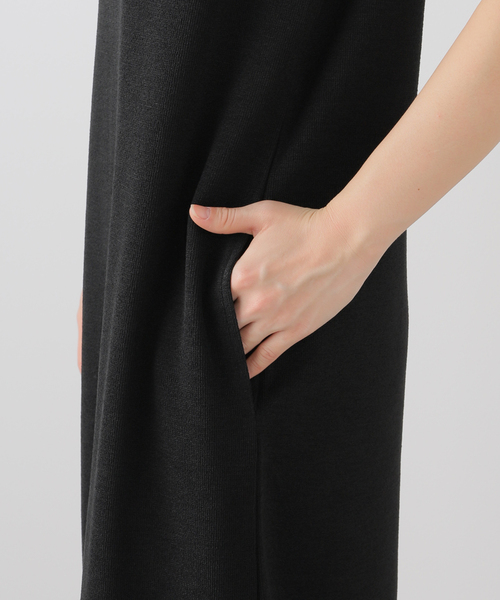 La TOTALITE（ラトータリテ）の「【洗える】Munich/ミューニック リネンライクダブルフェイスワンピース（ワンピース・レディース・ホワイト/ブラック・FREE）」の5枚目の写真