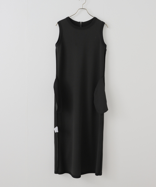 La TOTALITE（ラトータリテ）の「【洗える】Munich/ミューニック リネンライクダブルフェイスワンピース（ワンピース・レディース・ホワイト/ブラック・FREE）」の10枚目の写真
