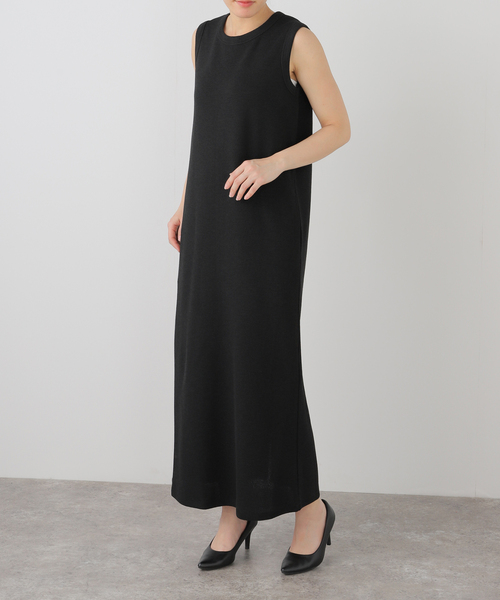 La TOTALITE（ラトータリテ）の「【洗える】Munich/ミューニック リネンライクダブルフェイスワンピース（ワンピース・レディース・ホワイト/ブラック・FREE）」の13枚目の写真