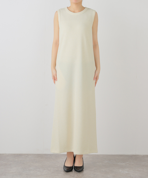 La TOTALITE（ラトータリテ）の「【洗える】Munich/ミューニック リネンライクダブルフェイスワンピース（ワンピース・レディース・ホワイト/ブラック・FREE）」の3枚目の写真