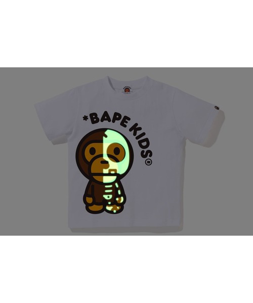 BABY MILO SKULL GLOW IN THE DARK TEE（Tシャツ/カットソー）｜A