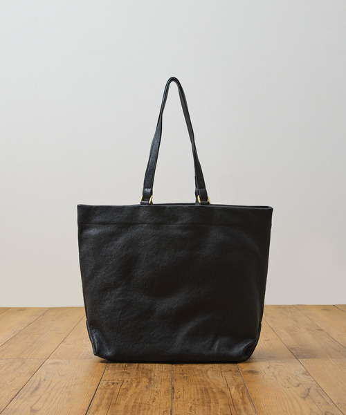 A_W（アウ）の「A_W アウ / CHANGE SHOULDER TOTE M フルベジタブルタンニンシュリンクレザー2WAYトートバッグ 牛革トートバッグ / AB-011（トートバッグ・メンズ・ブラウン/ブラック・FREE）」の6枚目の写真