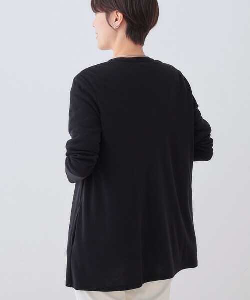 INDIVI（インディヴィ）の「【UVケア／接触冷感】ベーシック着流しカーディガン（カーディガン/ボレロ・レディース・ホワイト/ネイビー系5/ライトグレー系5/ブラック/ブラック系6・19/15 /13/05/40/38）」の12枚目の写真