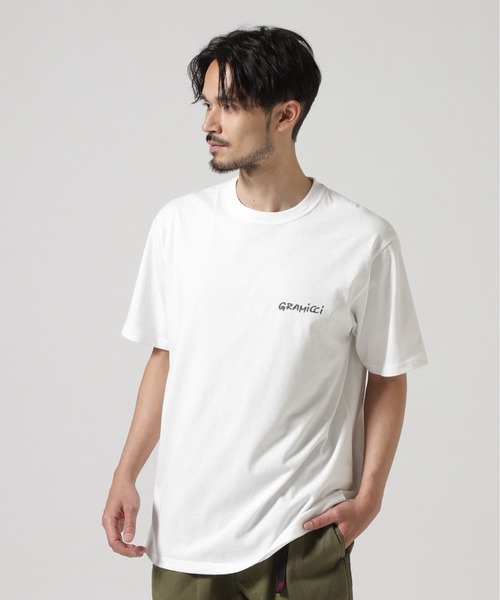 Gramicci（グラミチ）の「GRAMICCI/グラミチ  GEARED UP TEE ギアアップTシャツ（Tシャツ/カットソー・メンズ・グレー/ホワイト・L/M/XL）」の11枚目の写真