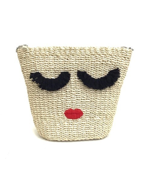 a-jolie（アジョリー）の「a-jolie アイラッシュちゃんショルダーかごバッグ（かごバッグ・レディース・ライトベージュ/ブラウン・FREE）」の7枚目の写真