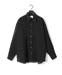 MIDIUMISOLID Men’s シアーチェックシャツ