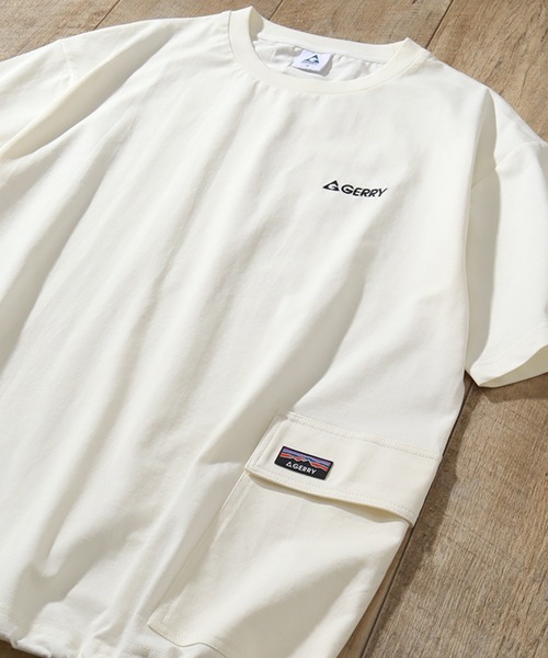 GERRY(ジェリー)の「【GERRY/ジェリー】冷感天竺 両サイドポケット付き半袖Tシャツ(Tシャツ/カットソー・メンズ・チャコールグレー/ライトグレー/カーキ/アイボリー・L/LL/M)」の6枚目の写真