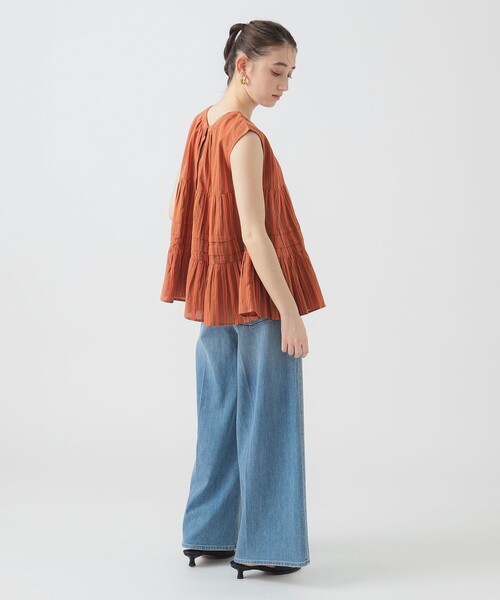 B:MING by BEAMS(ビーミングバイビームス)の「インド 2WAY ストライプ ブラウス(S~M)(シャツ/ブラウス・レディース・その他/その他1/スミクロ・MEDIUM/SMALL)」の16枚目の写真