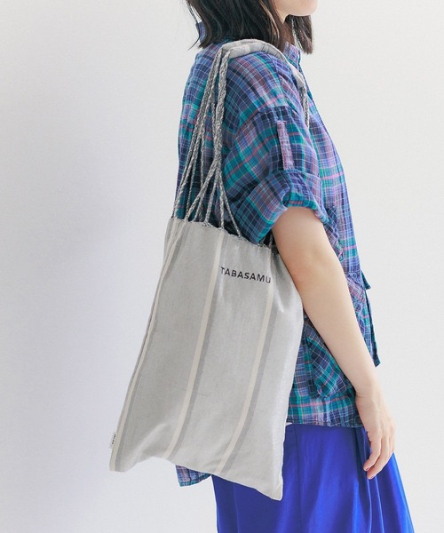 niko and...(ニコアンド)の「オリジナルハンモックトートバッグ(トートバッグ・レディース・ピンク/グレー/その他1・0)」の2枚目の写真