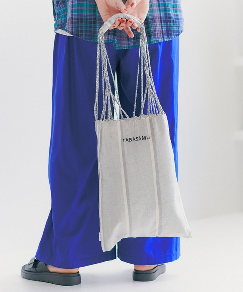 niko and...(ニコアンド)の「オリジナルハンモックトートバッグ(トートバッグ・レディース・ピンク/グレー/その他1・0)」の7枚目の写真