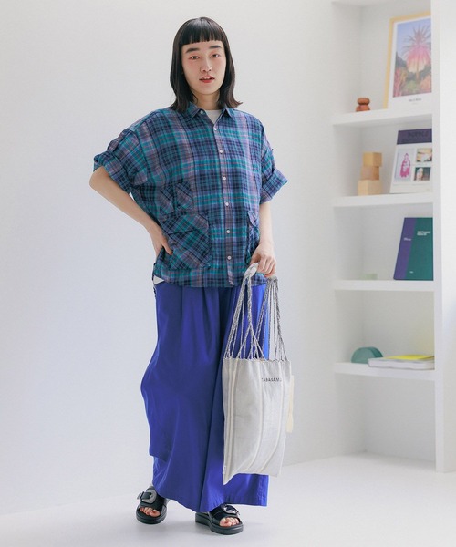 niko and...(ニコアンド)の「オリジナルハンモックトートバッグ(トートバッグ・レディース・ピンク/グレー/その他1・0)」の9枚目の写真