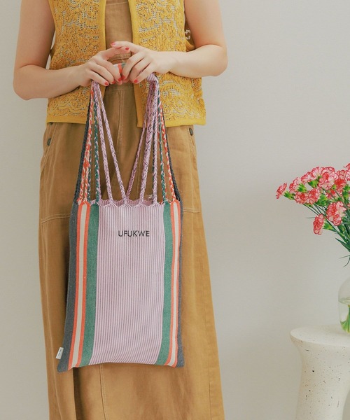 niko and...(ニコアンド)の「オリジナルハンモックトートバッグ(トートバッグ・レディース・ピンク/グレー/その他1・0)」の11枚目の写真