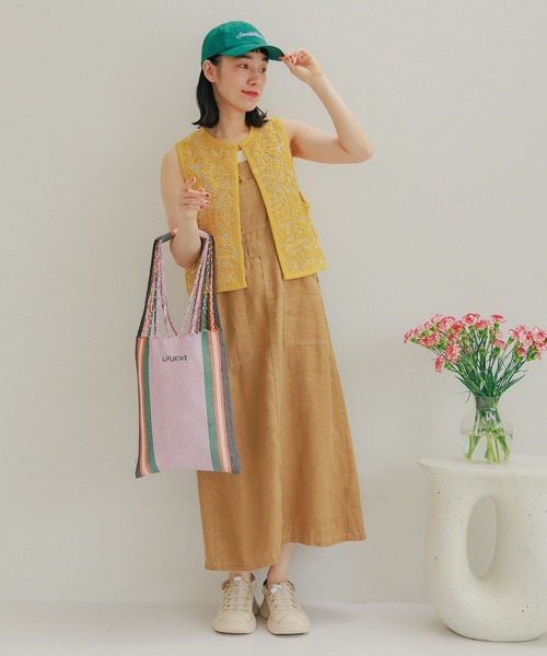 niko and...(ニコアンド)の「オリジナルハンモックトートバッグ(トートバッグ・レディース・ピンク/グレー/その他1・0)」の12枚目の写真