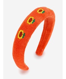 BOBO CHOSES({{V[Y)Sunflower embroidered terry cloth headband(wAoh)