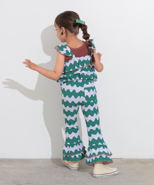 Ocean&Ground(オーシャン&グラウンド)の「ソウガラフリルキャミソール(キャミソール・キッズ・サンドベージュ/パープル/オレンジ・80/90/95/100/110/120/130/140)」の11枚目の写真