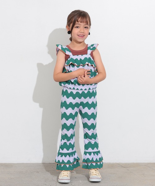 Ocean&Ground(オーシャン&グラウンド)の「ソウガラフリルキャミソール(キャミソール・キッズ・サンドベージュ/パープル/オレンジ・80/90/95/100/110/120/130/140)」の10枚目の写真