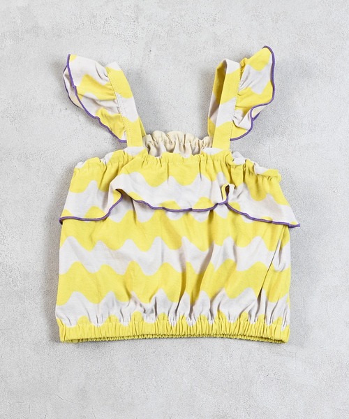 Ocean&Ground(オーシャン&グラウンド)の「ソウガラフリルキャミソール(キャミソール・キッズ・サンドベージュ/パープル/オレンジ・80/90/95/100/110/120/130/140)」の8枚目の写真