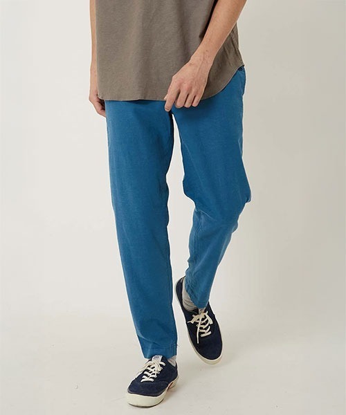 BLUE BLUE（ブルーブルー）の「PA0117 リネン レーヨン ストレッチ スリム イージー トラウザーズ（その他パンツ・メンズ・グレー/ナチュラル/ブルー/ネイビー・X-LARGE/LARGE/MEDIUM/SMALL）」の17枚目の写真