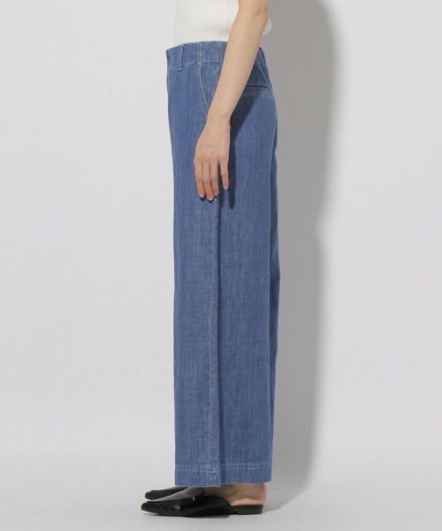 Elura（エルーラ）の「大人サマーワイドデニムパンツ＜低身長サイズあり＞/324903（デニムパンツ・レディース・ネイビー/ライトブルー・MEDIUM/LARGE/FREE(S)）」の11枚目の写真