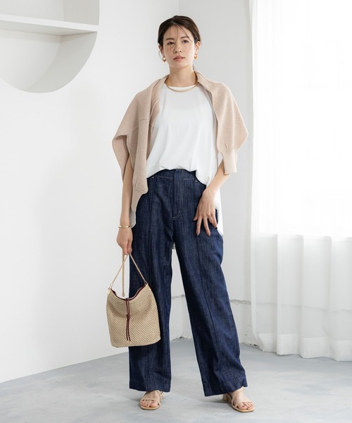 SALE 新品ラグ&ボーン 夏デニム sz28 AUDREY ワイドストレート ストレート