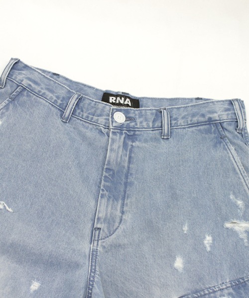 RNA(アールエヌエー)の「R4349 デザインカーゴポケットパンツ(カーゴパンツ・レディース・ライトインディゴブルー・MEDIUM)」の15枚目の写真