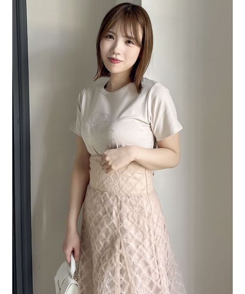 dazzlin（ダズリン）の「アソートコルセットフレアスカート（スカート・レディース・グリーン/ピンク/ブラック/オフホワイト・MEDIUM/SMALL/X-SMALL）」の11枚目の写真