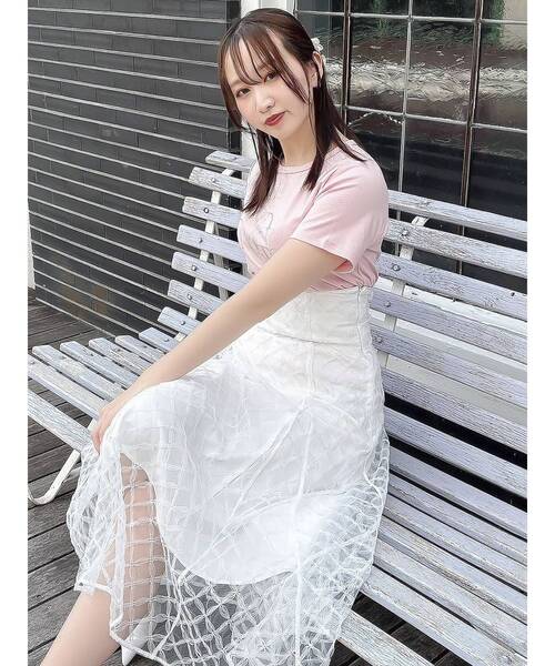 dazzlin（ダズリン）の「アソートコルセットフレアスカート（スカート・レディース・グリーン/ピンク/ブラック/オフホワイト・MEDIUM/SMALL/X-SMALL）」の20枚目の写真