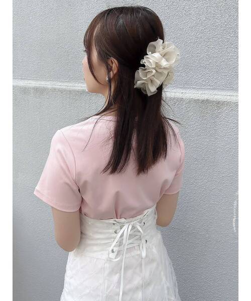 dazzlin（ダズリン）の「アソートコルセットフレアスカート（スカート・レディース・グリーン/ピンク/ブラック/オフホワイト・MEDIUM/SMALL/X-SMALL）」の22枚目の写真