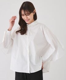 バックフリルシャツ