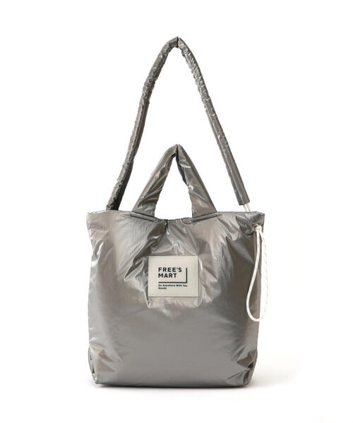 FREE'S MART（フリーズマート）の「ショルダーロープトートバッグ（トートバッグ・レディース・ブラック/グレー・ﾌﾘ-）」の2枚目の写真