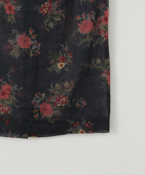 JANE SMITH/ジェーンスミス FLOWER PRINT ORGANDY スカート