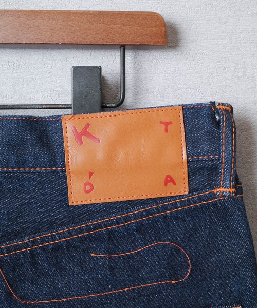 KATO'AAA(カトートリプルエー)の「【KATO'/カトー】AAA 163 ONE WASH DENIM Vintage Narrow Straight Fit ヤマポケット デニムパンツ KP0125DOW(デニムパンツ・メンズ・ワンウォッシュ・36inch/30inch/31inch/32inch)」の13枚目の写真